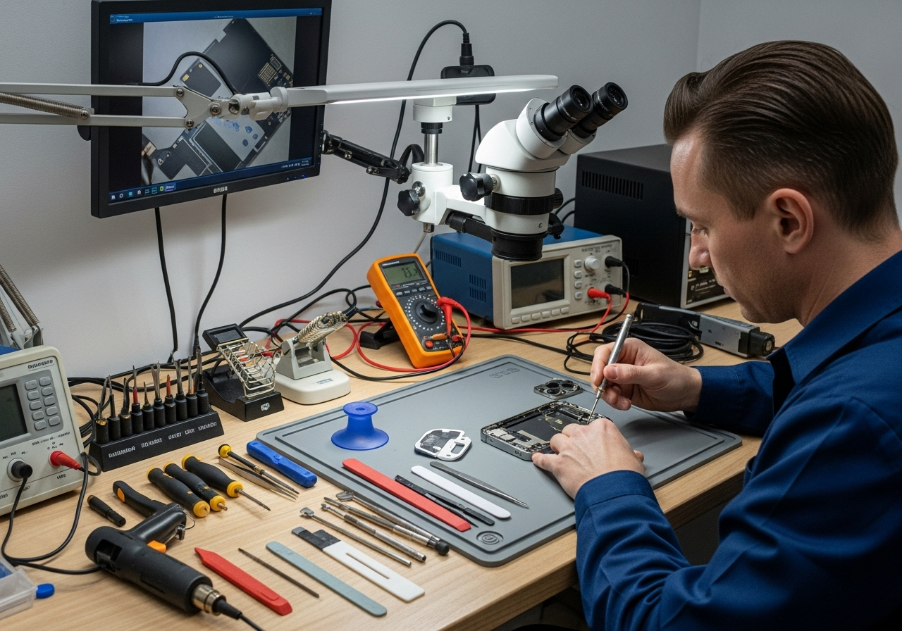 Professional device repair service